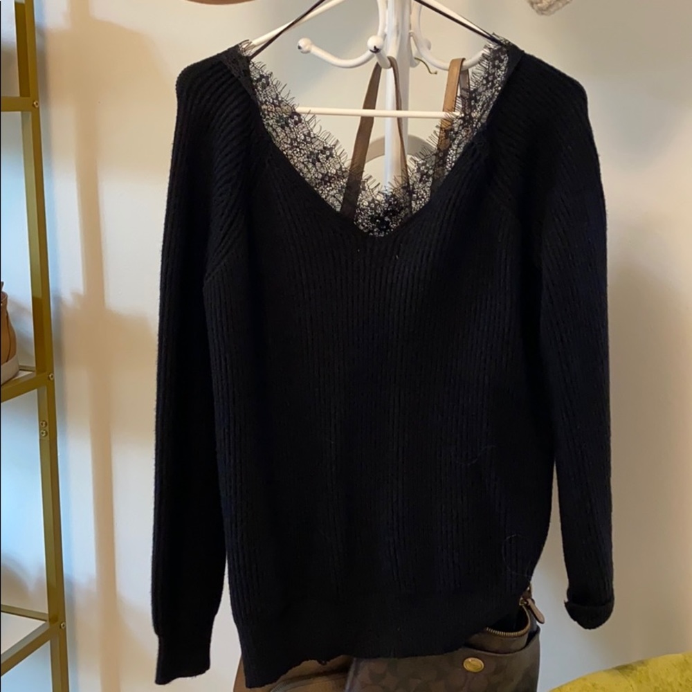 Black sweater